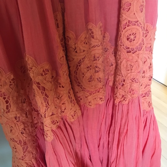 Total Boho! Long full skirt or A-line style dress.  Wears two ways! - Picture 5 of 8